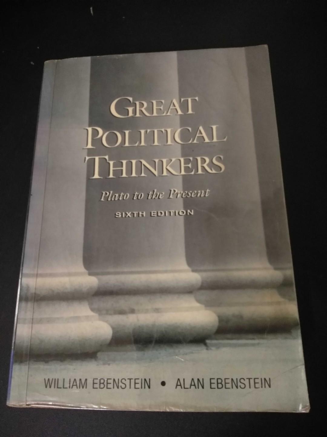 Great Political Thinkers (Category: Textbooks) located in Apalit. Submitted by thrift_plus (Listing ID 241553697, Image 3). Description: P200 Great Political Thinkers.