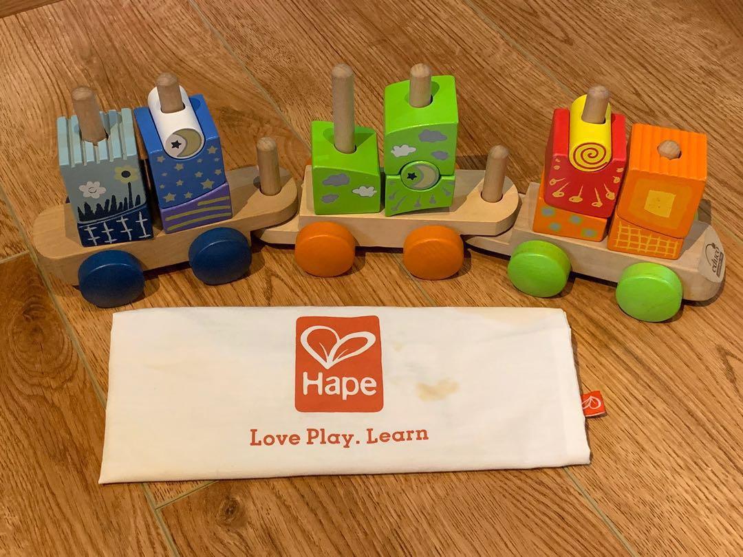 hape stacking train