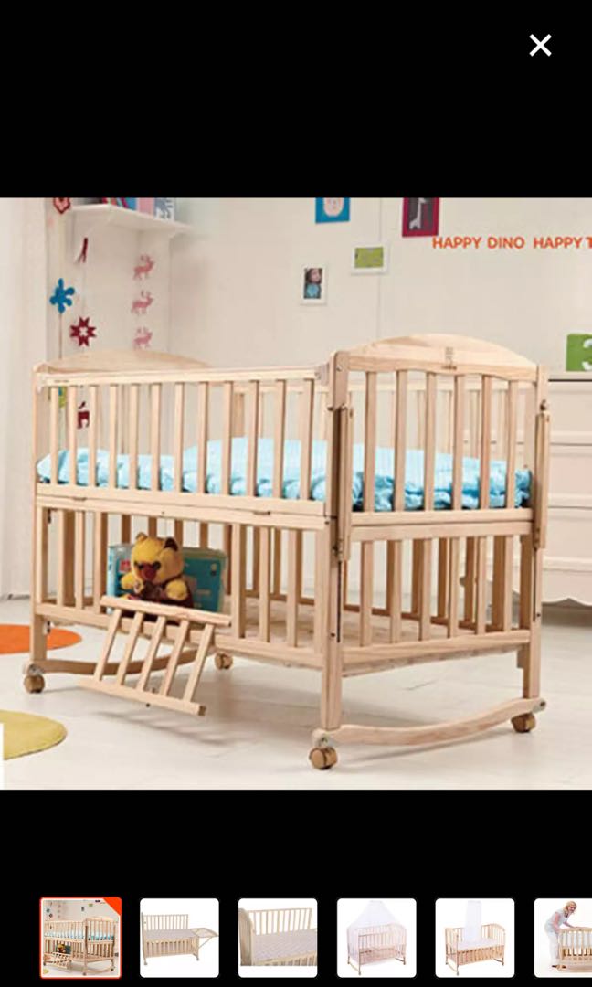 Happy outlet dino crib
