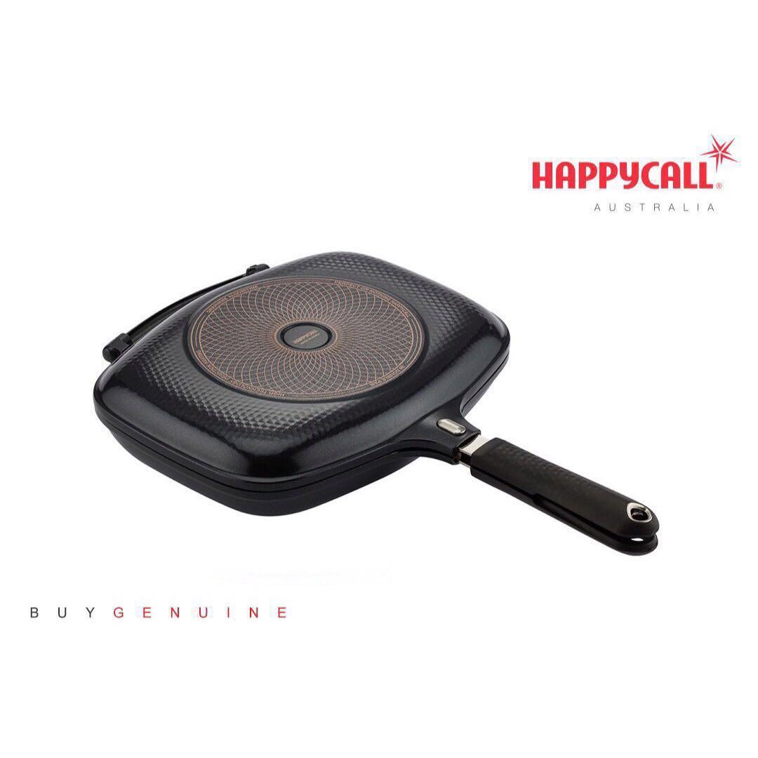 HAPPYCALL IH Synchro (Detachable) Double Pan Jumbo Grill, TV & Home