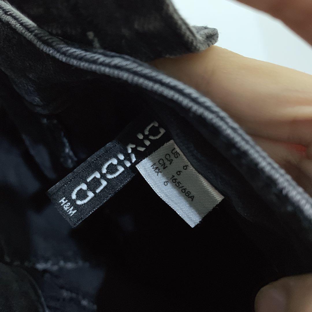 H&M Denim Black Jumper Pants, Women's Fashion, Dresses & Sets, Jumpsuits on Carousell