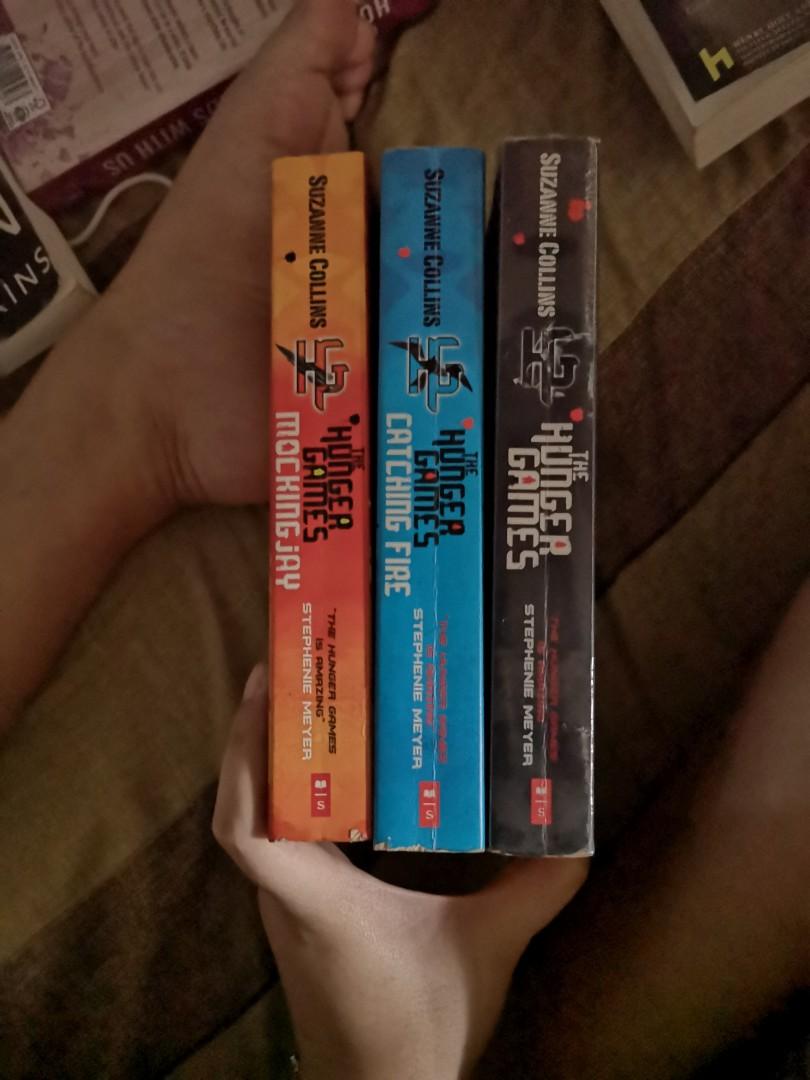 Hunger Games series (Category: Storybooks) located in Quezon City. Submitted by jeddx (Listing ID 241469730, Image 1). Description: UK edition.