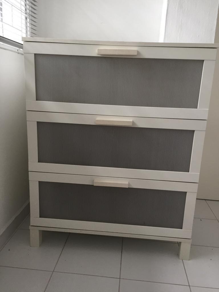 Ikea Aneboda 3 Chest Of Drawers Furniture Shelves Drawers On