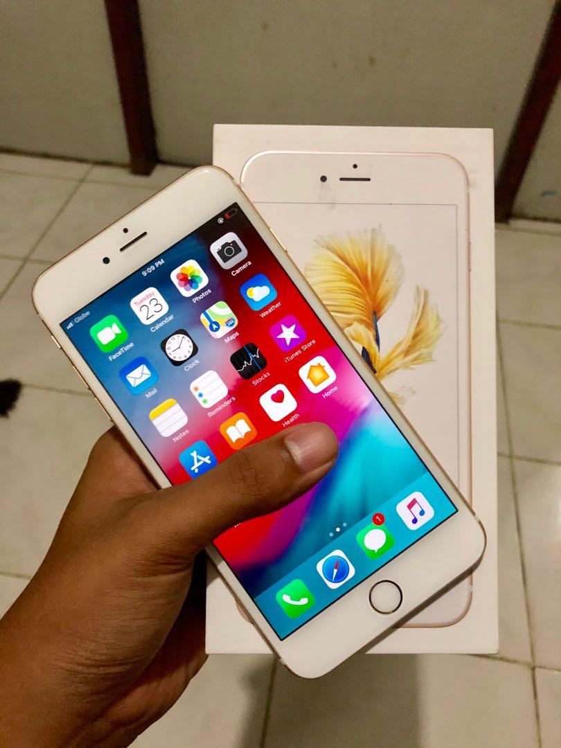 Iphone 6s Plus 32gb Globelocked Gold Complete Mobile Phones Tablets Iphone Iphone 6 Series On Carousell