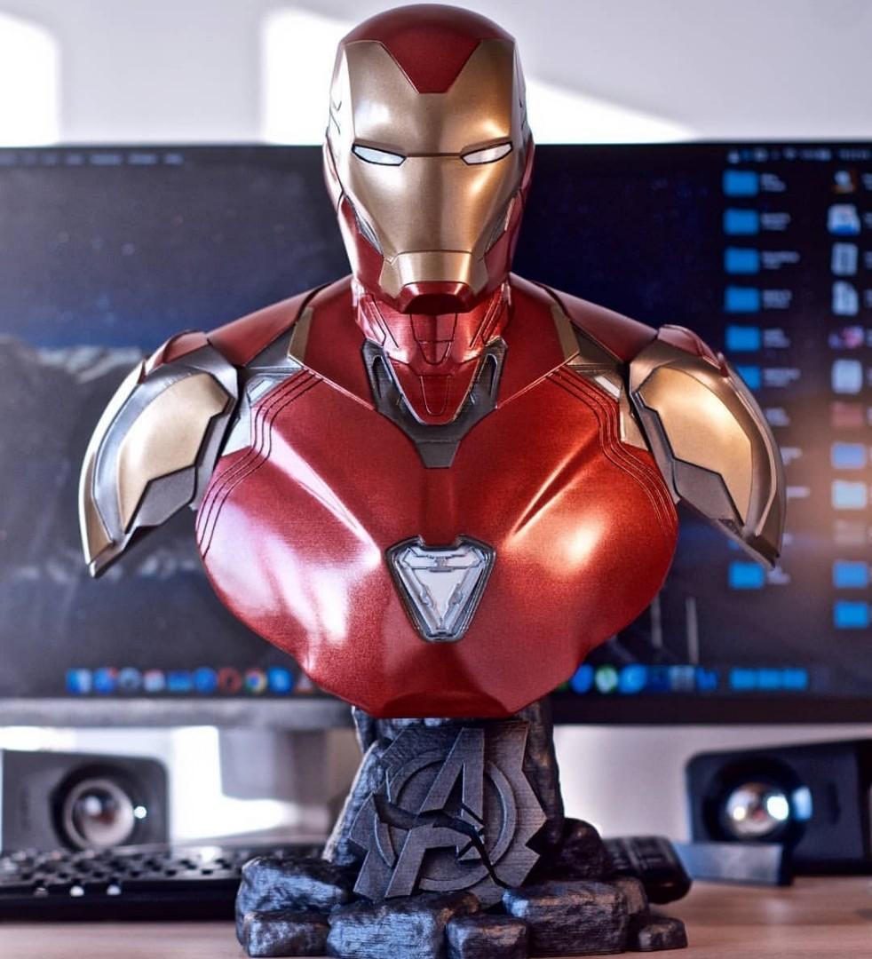 Iron Man Mark 85 Bust 3D Print, Hobbies & Toys, Toys & Games On Carousell