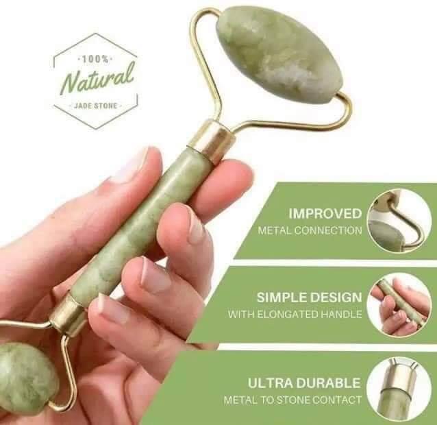 Jade Roller (Category: Massage Devices) located in Taguig. Submitted by closetcompany (Listing ID 241553109, Image 2). Description: jast * Increase Circulation * Reduce Inflammation * Improve Elasticity * Stimulate Lymphatic Drainage * Relieves Tension * Leaves a Glowing Skin * Improved Metal Connection * Simple Design with Elongated Handle * Ultra Durable : Metal to Stone Contact.