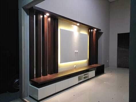 Lemari Tv Costum Minimalis Perabotan Rumah Di Carousell