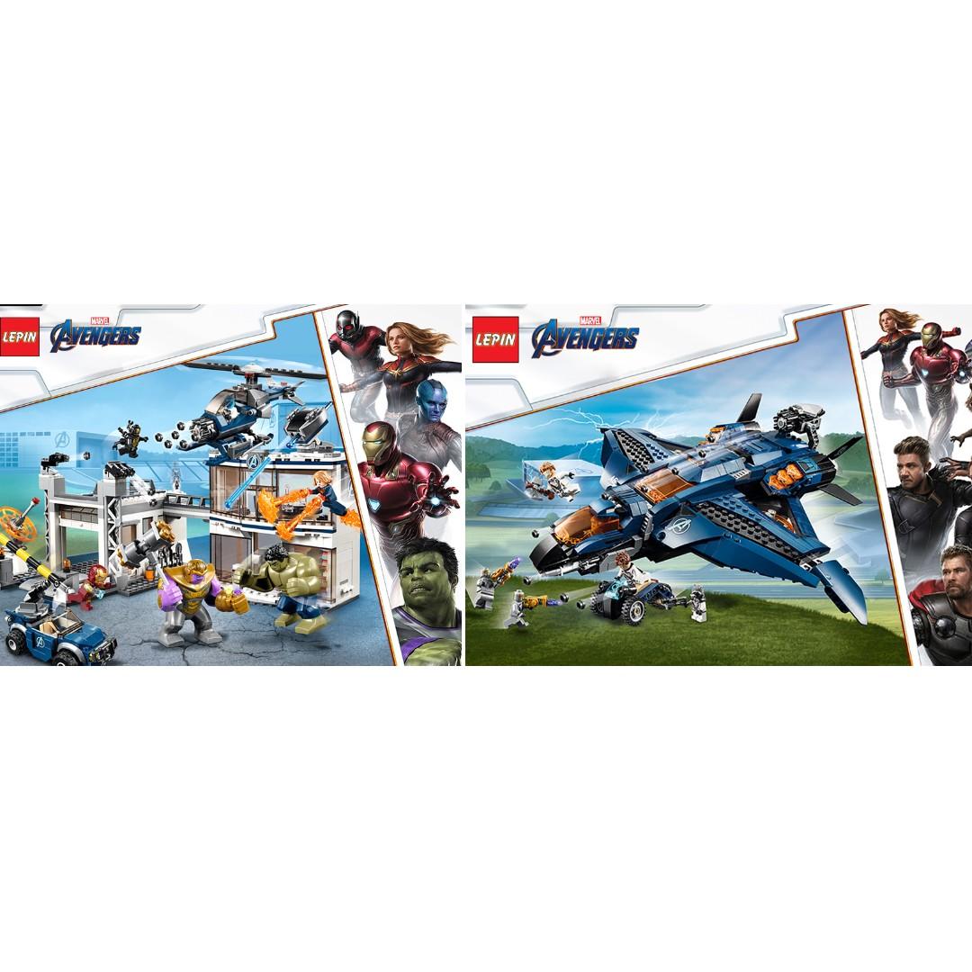 Lepin Lego Avengers Endgame Compound Quinjet Jet Air Plane Building House Toy Toys Games Toys On Carousell