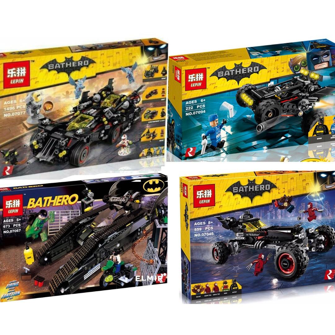 Lepin Lego Batman Batmobile Bat Man Robin Mobile Buggy Tank Sports Car Toy Toys Games Toys On Carousell