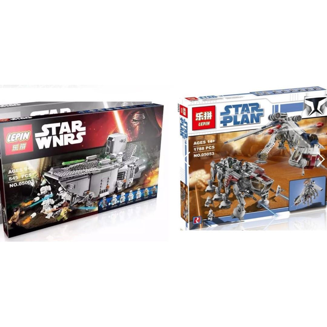 Lepin Lego Star Wars First Order Republic Atot Atat Walker