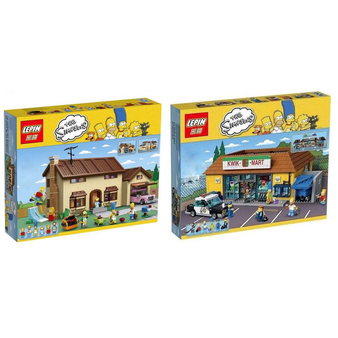 lego simpsons supermarket