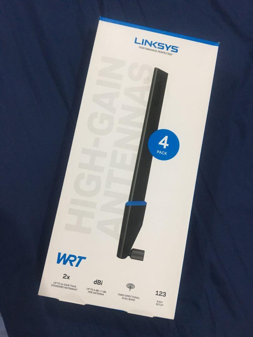 Linksys Wrt004ant High Gain Antennas 4 Pack Electronics Computer Parts Accessories On Carousell