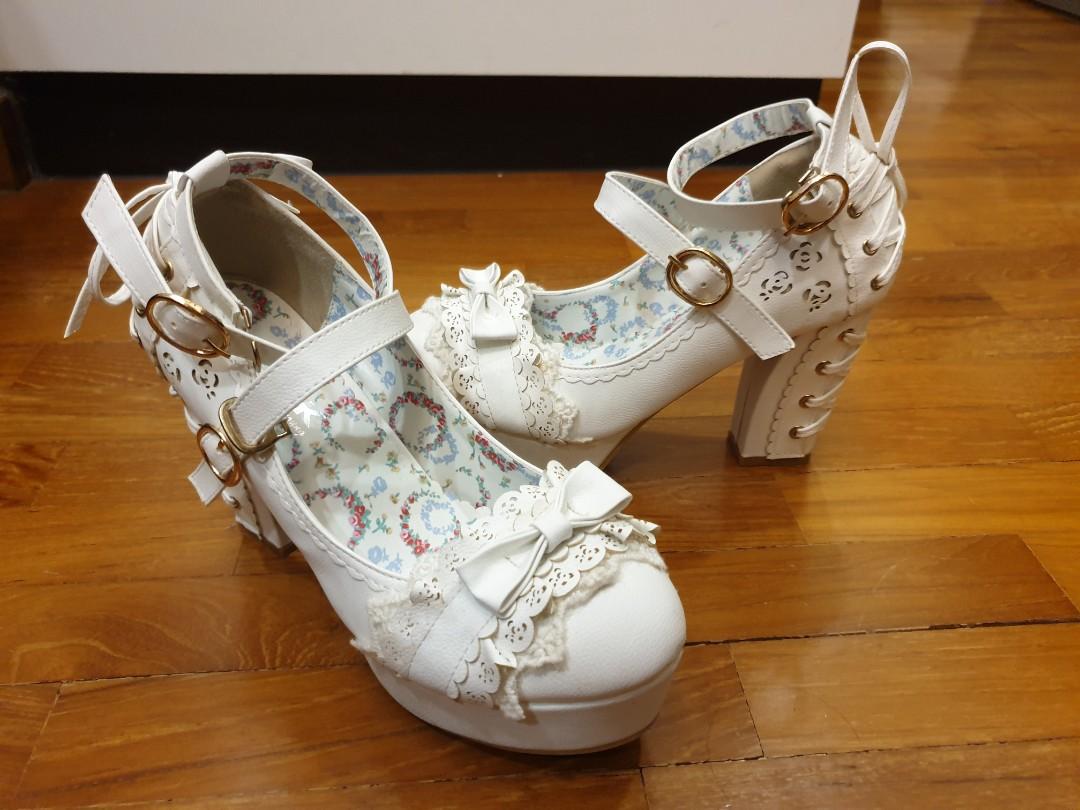 Cross strap wedge sandals LIZ LISA 