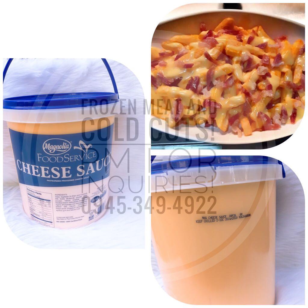 Magnolia Cheese sauce (Category: Spice & Seasoning) located in Quezon City. Submitted by shirleyjane06 (Listing ID 230833594, Image 1). Description: 2.5kg.