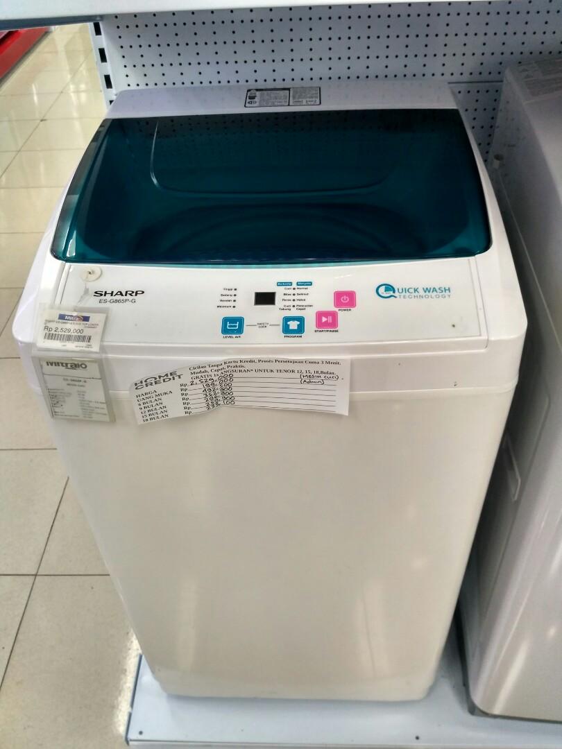 Mesin Cuci Sharp 6 2kg Es G865p G Cicilan Tanpa Kartu Kredit Gratis 1x Angsuran Elektronik Lainnya Di Carousell