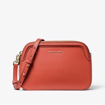 MICHAEL KORS Houston Large Crossgrain Leather Crossbody Bag