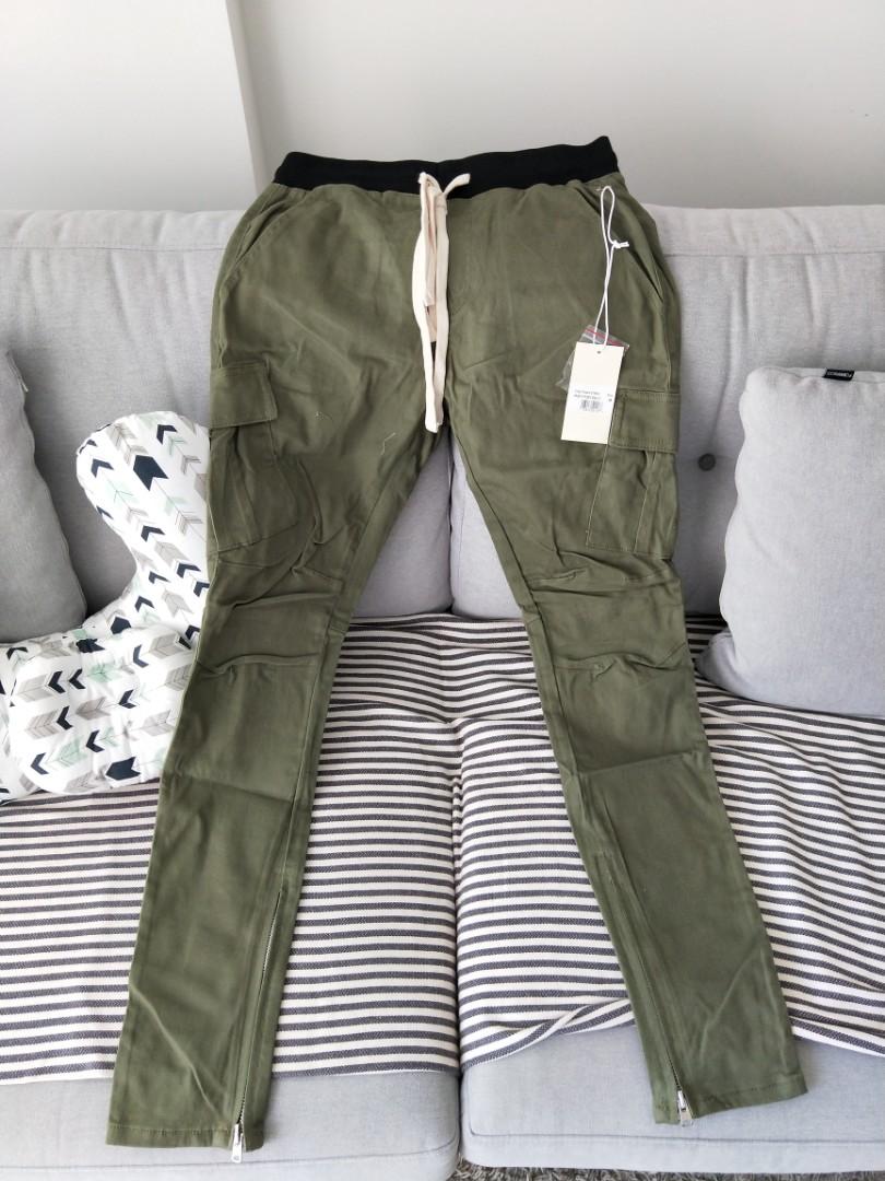 NEW CARGO DRAWCORD PANTS FROM MNML 