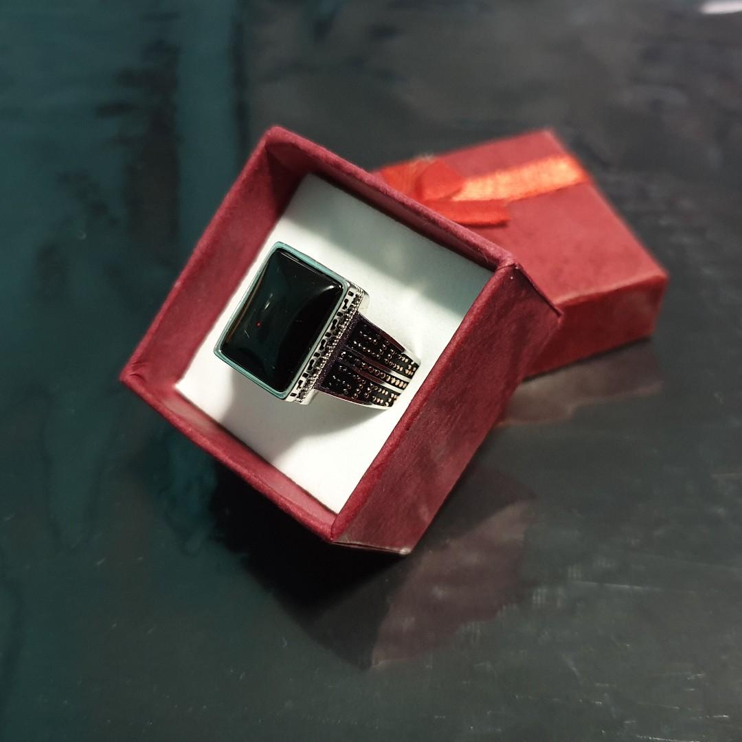 Netflix's Lucifer Morningstar Black Stone Ring replica ...