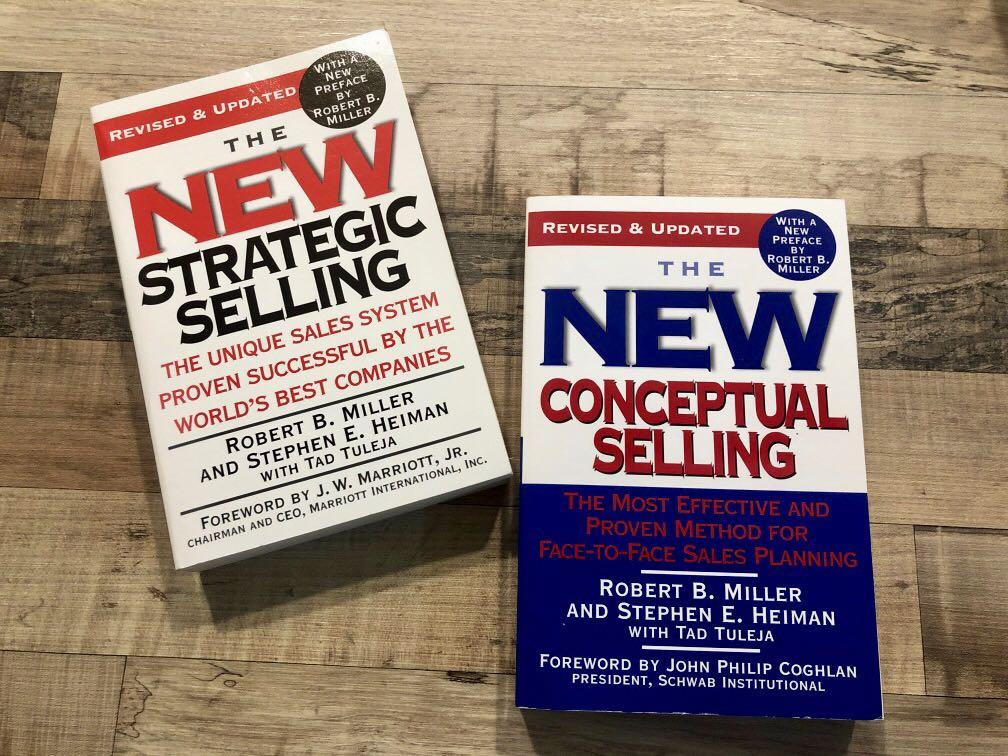 Reserved New Conceptual Selling And The New Strategic Selling Book Books Stationery Non Fiction On Carousell