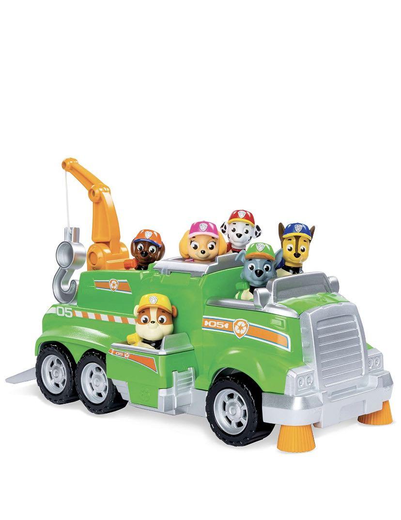 paw patrol rocky recycling truck