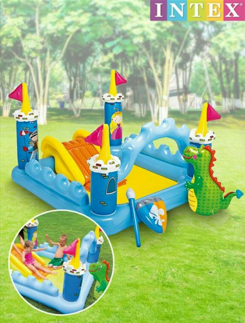 Intex fantasy castle best sale inflatable play center