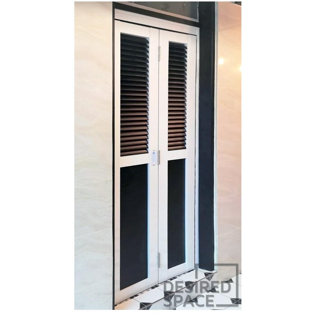 Promo Aluminium Frame Louvre Bifold Door Home Services Others