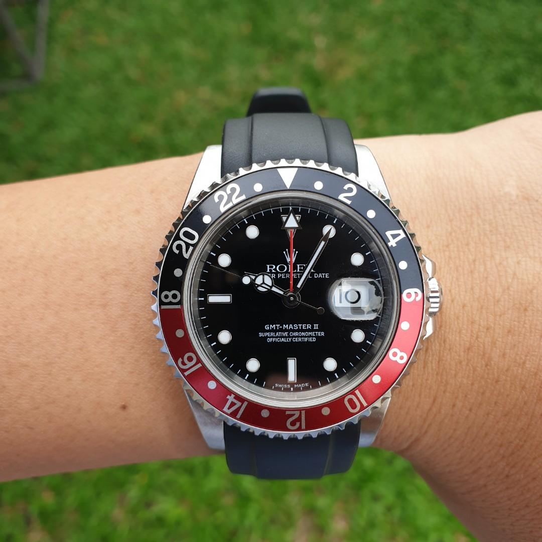 Rare Rolex Gmt Master 2 16710 Coke Luxury Watches On Carousell