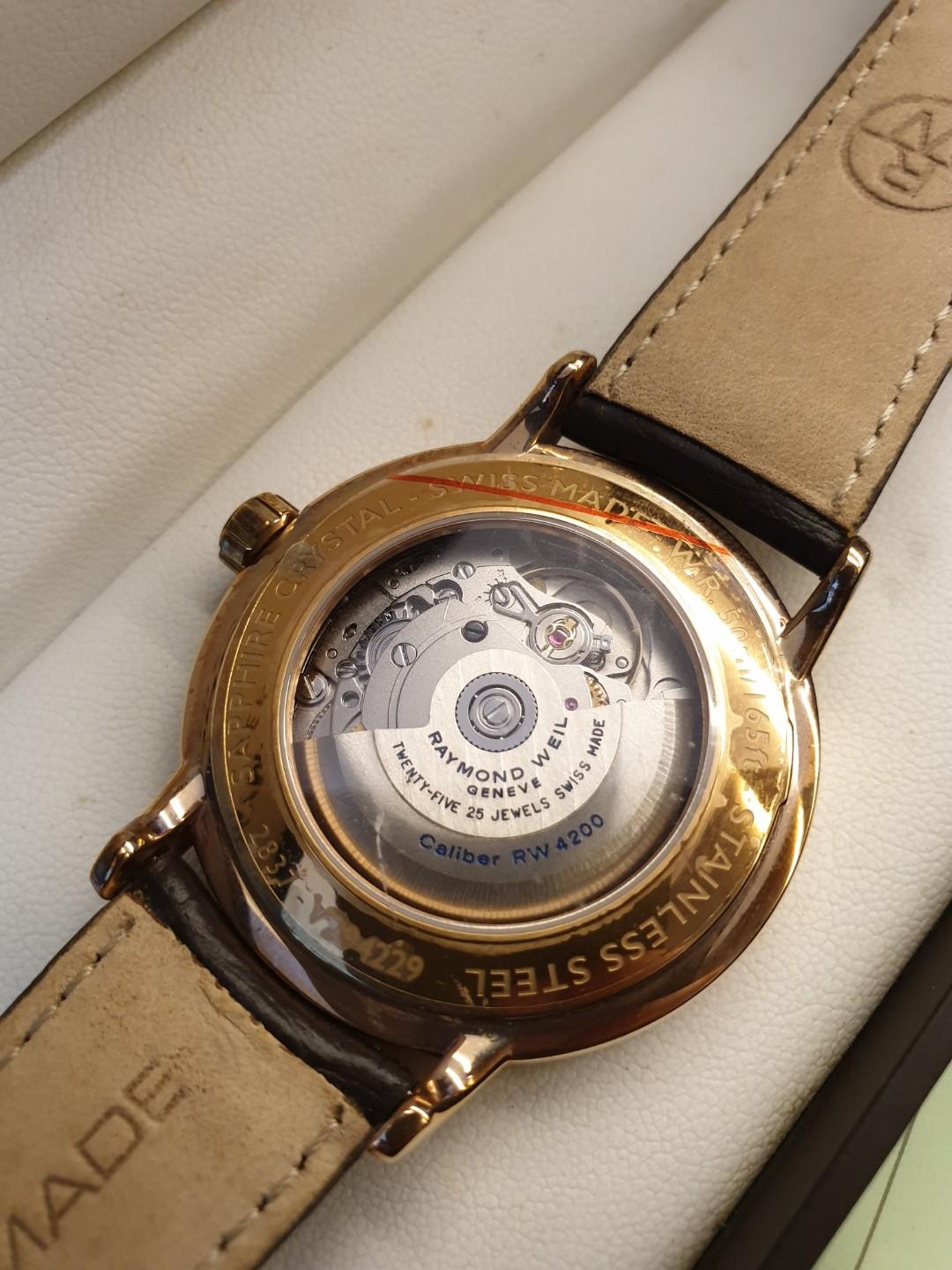 Raymond weil 2024 maestro rose gold