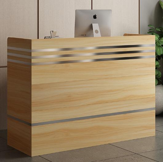 receptionist cashier table counter desk meja reception ikea, Furniture