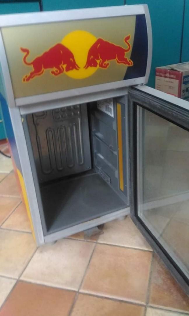 Red bull mini fridge chiller, TV & Home Appliances, Kitchen Appliances