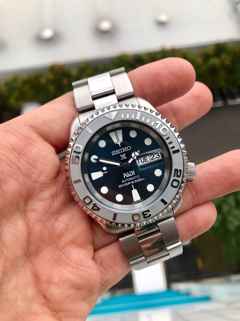 Seiko skx “yachtmaster” mod, Men's Fashion, Watches & Accessories, Watches  on Carousell