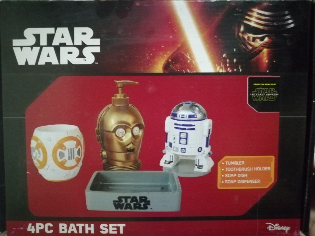 star wars bath set