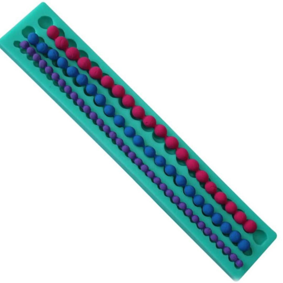 String Of Pearl Silicone Mould Cake Decorating Pearls Silicon Mold