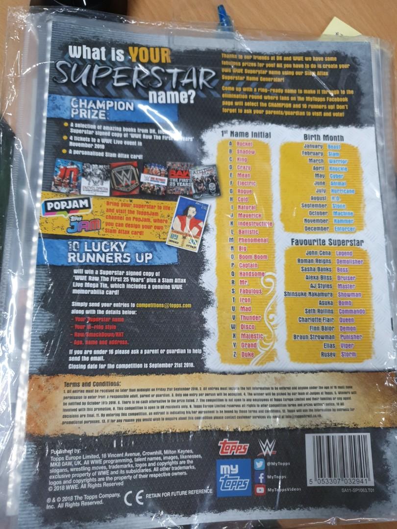 Trading card game Slam Attax, Hobbies & Toys, Toys & Games on Carousell