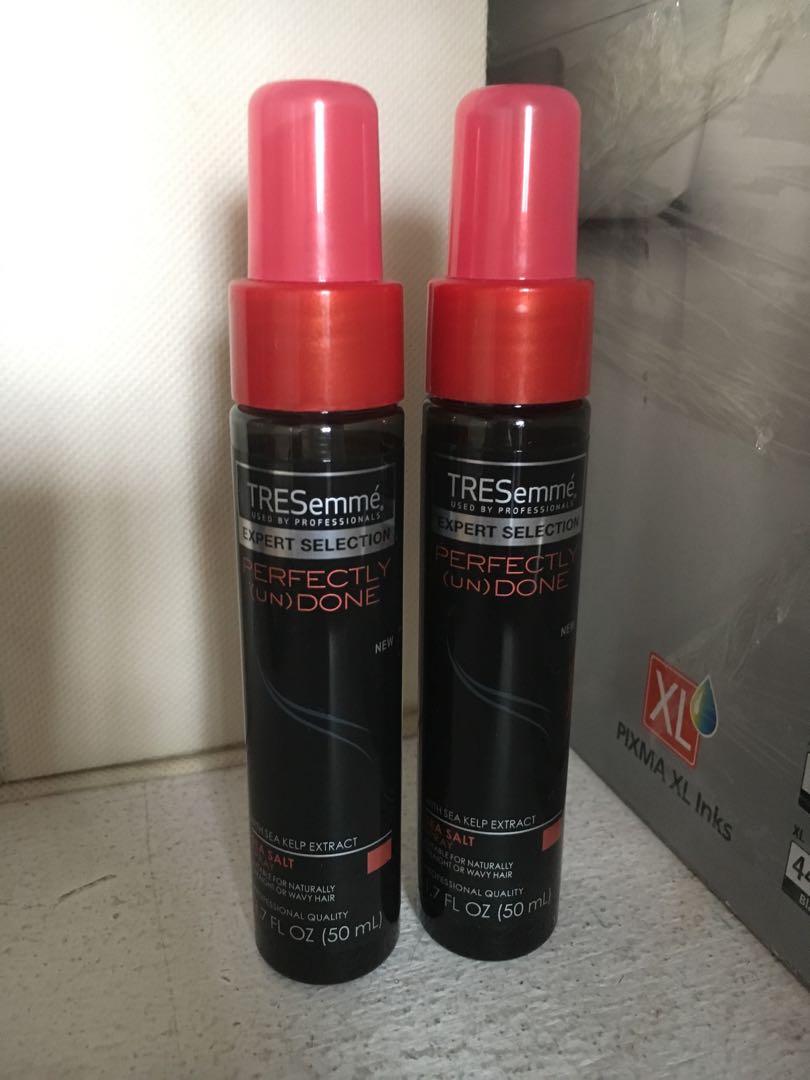 Tresemme Perfectly Un Done Waves Sea Salt Hair Spray Travel Size