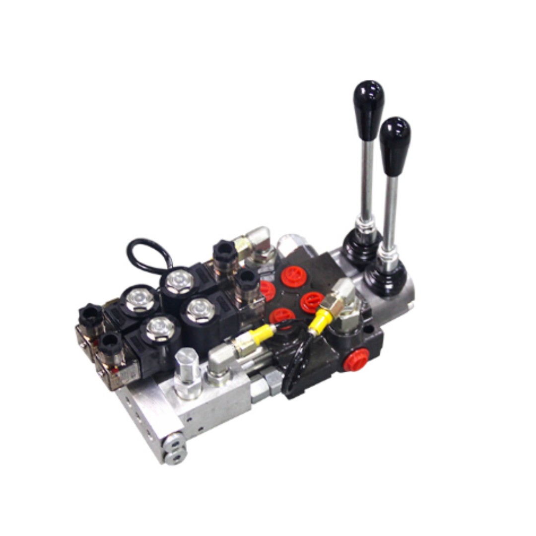 Valve 2p40 Monoblock Directional Electric Joystick Hydraulic Control