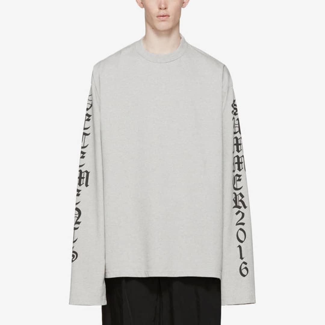 VETEMENTS SUMMER 2016 LONGSLEEVE 