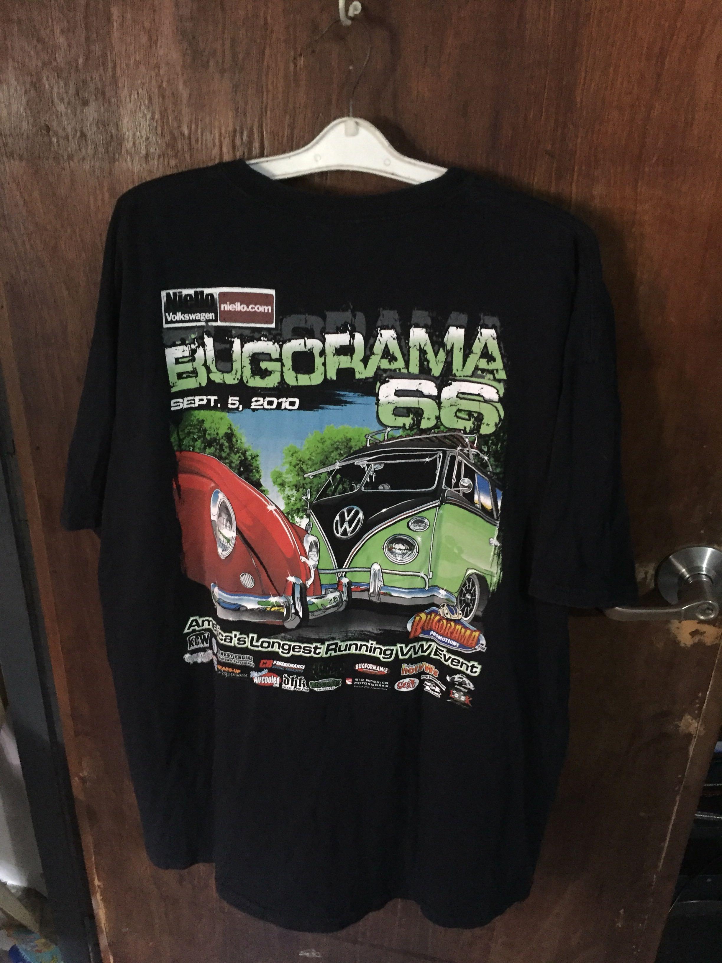 Vintage 2010 Bugorama Promotion Tee Vw Bus Vw Beetle Men S Fashion Clothes Tops On Carousell