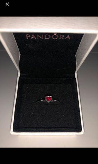 Red heart ring