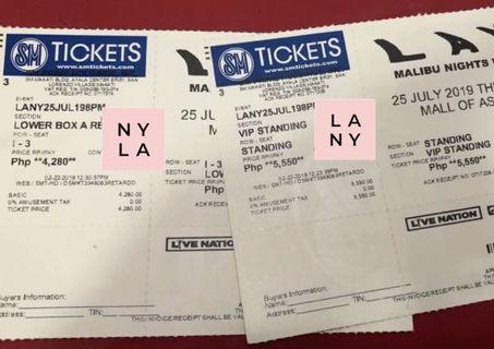 RUSH!! LANY Day 3 (LowerBox) SRP plus fees only