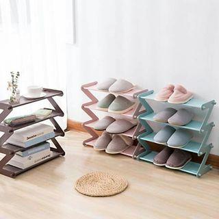 4 layer shoe/storage rack stainless steel