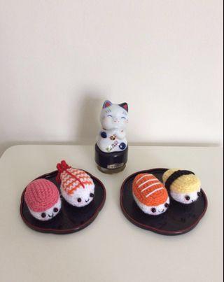 Sushi Keychain Stationery Craft Carousell Singapore