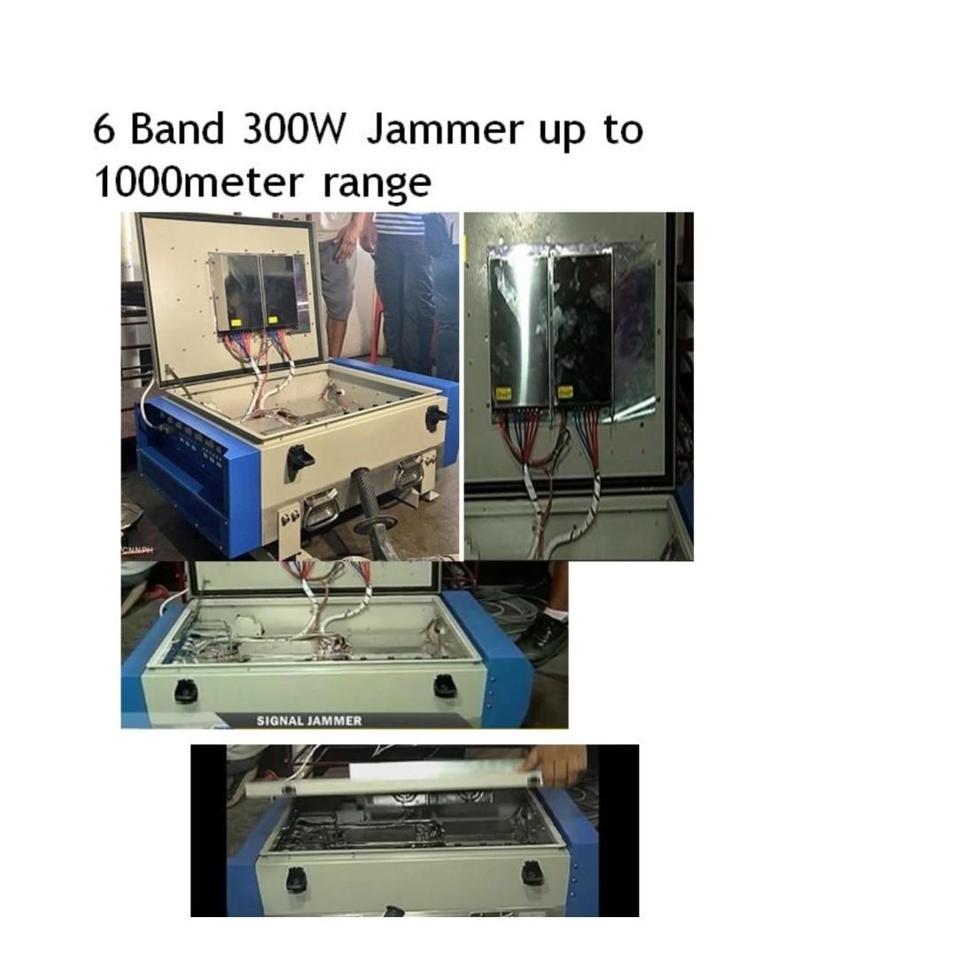 6 Band 300W Signal Jammer (1000 Meter Range), Furniture & Home Living ...