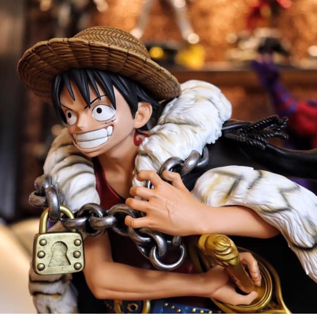 Sold Ua Studio One Piece Log Collection 1 4 Monkey D Luffy Resin Statue Hobbies Toys Toys Games On Carousell