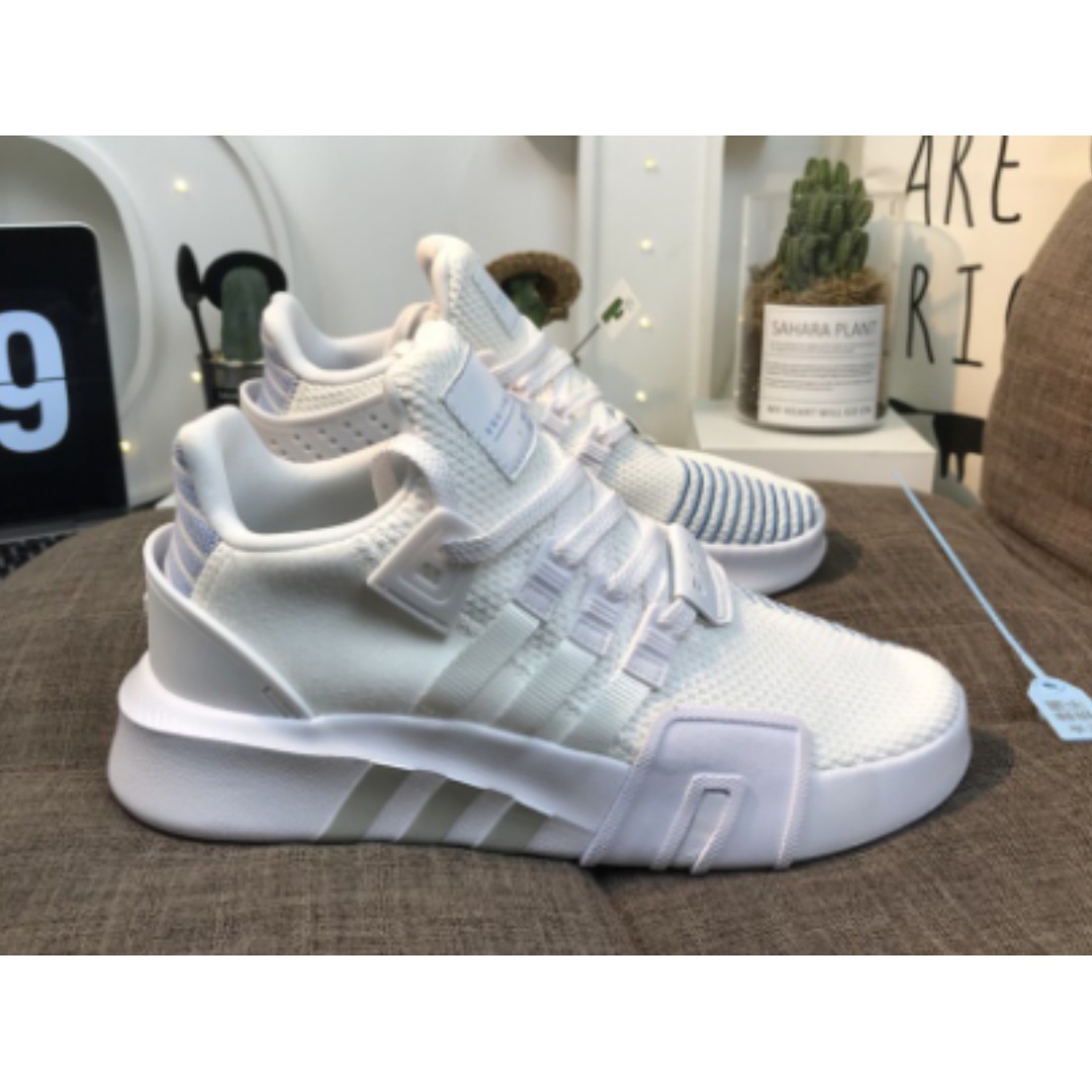 Adidas eqt adv white blue sales