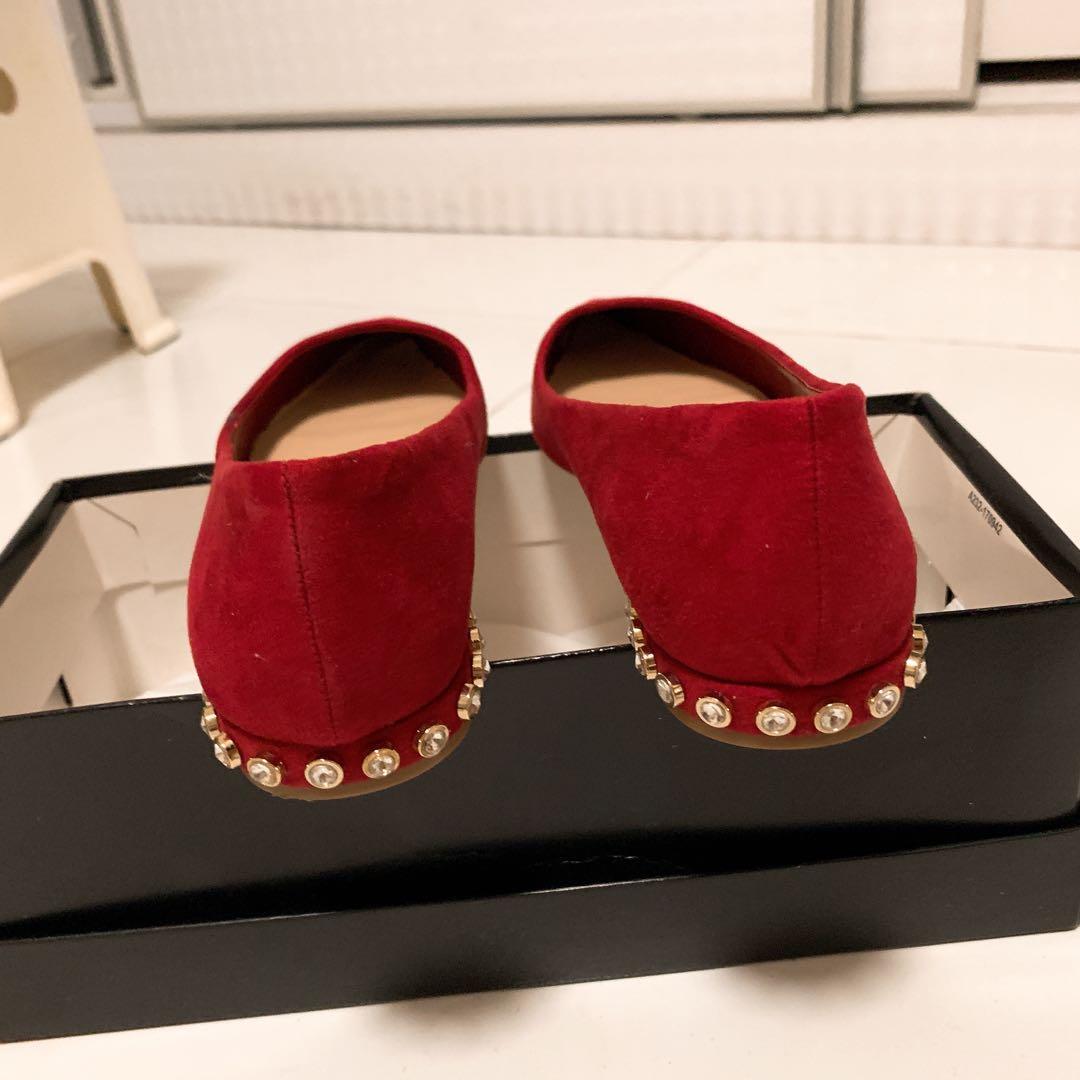 Aldo red cheap flats