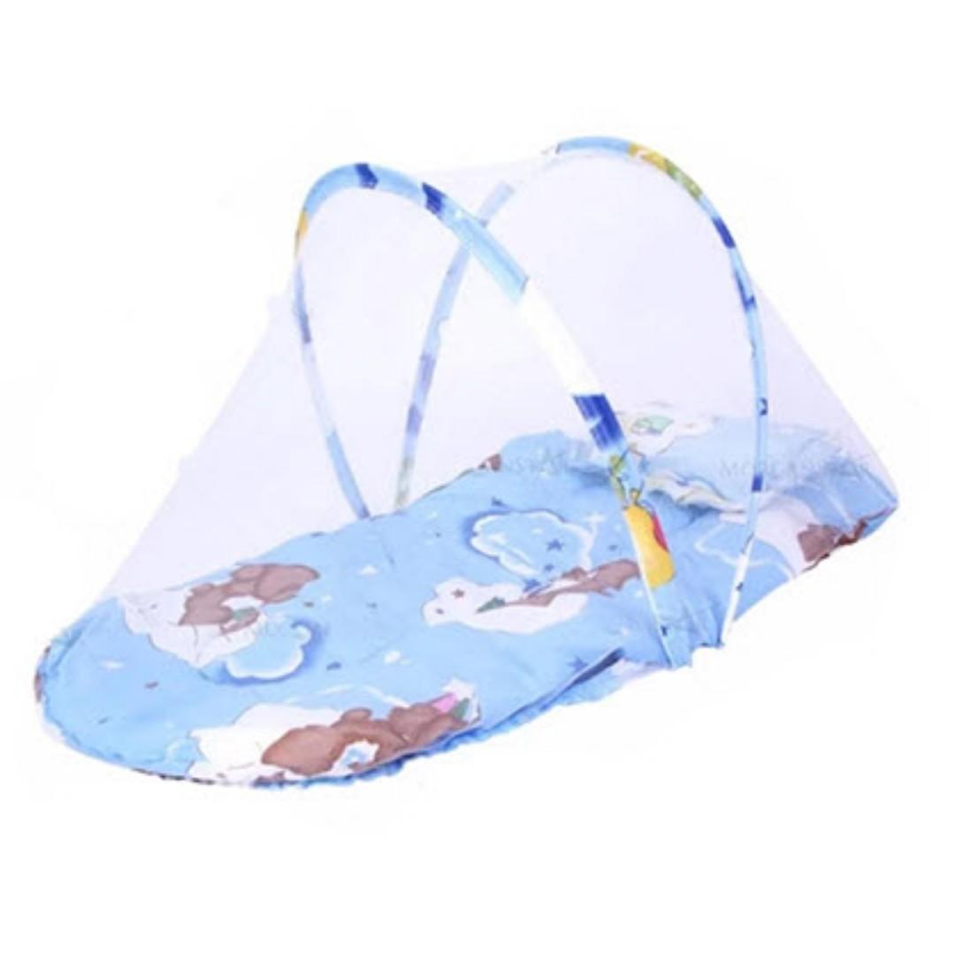 Baby Foldable Mosquito Net (Category: Bathtub & Bath Accessories) located in Manila. Submitted by magicgerry (Listing ID 241680565, Image 3). Description: Baby-Z Foldable Mosquito Net Bed (P299.00) Highlights: > Baby-Z Foldable Mosquito Net Bed > Available in blue and pink > Comes with a mat and pillow > Perfect for babies 0 to 15 months old > Made with cotton fabric > Size: 92 x 48 x 40 cm.