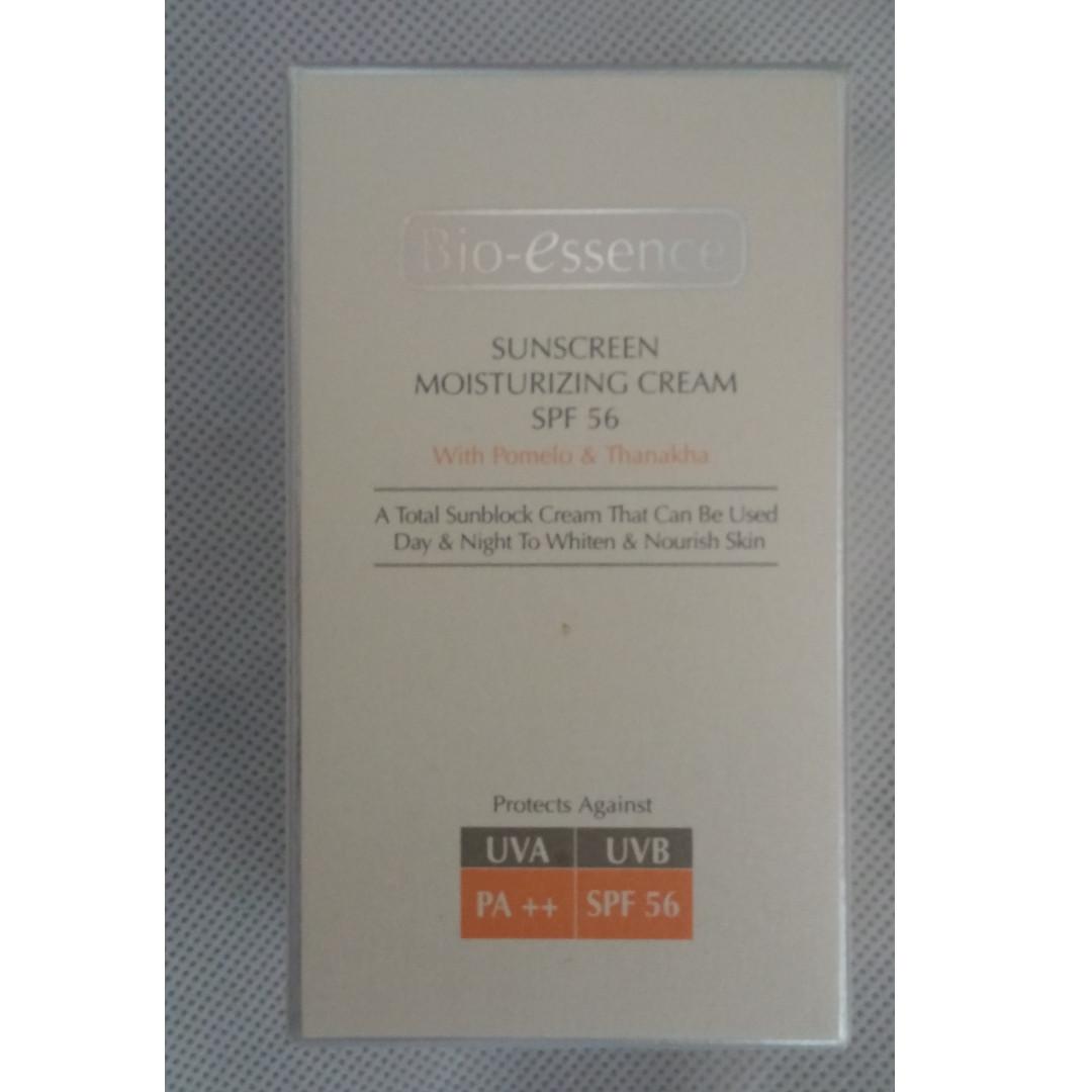 bio essence sunscreen moisturizing cream