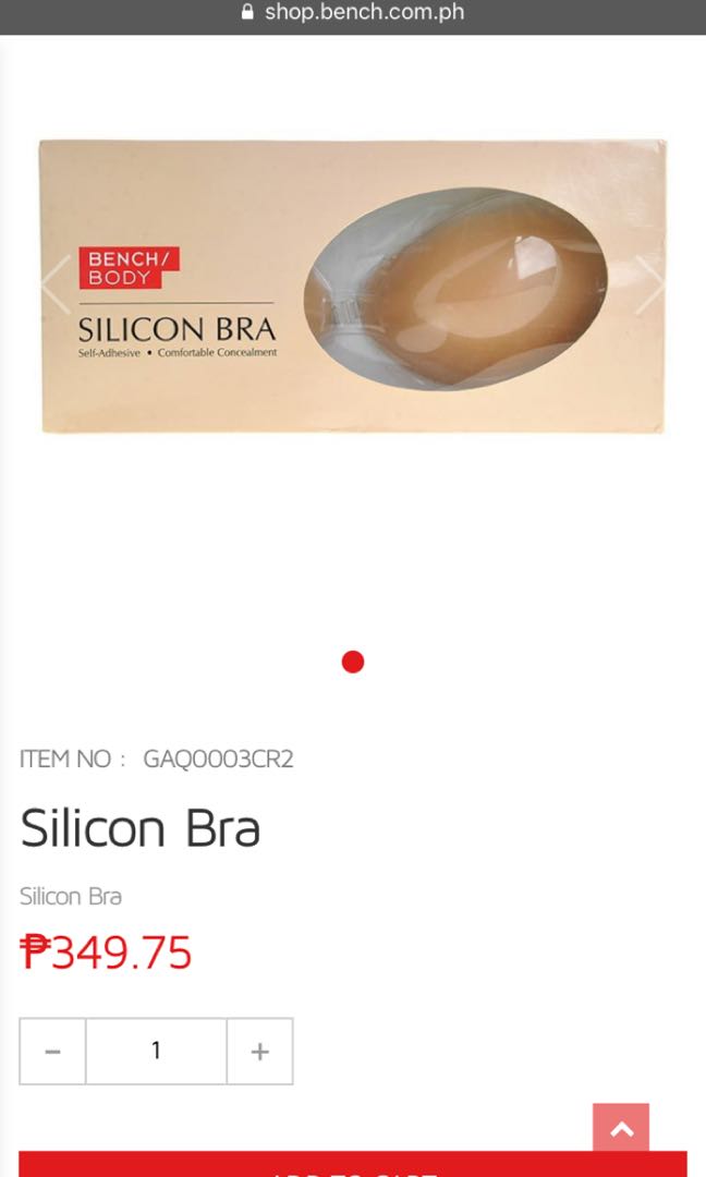BNEW Bench Body Silicon Bra, Women's Fashion, Activewear on Carousell