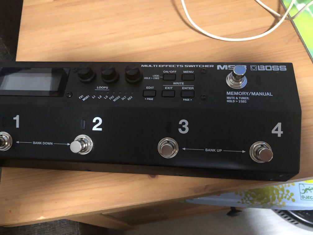 Boss Ms 3 Looper Multi Effects Unit Music Media Music Accessories On Carousell